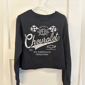Chevrolet cropped sweatshirt